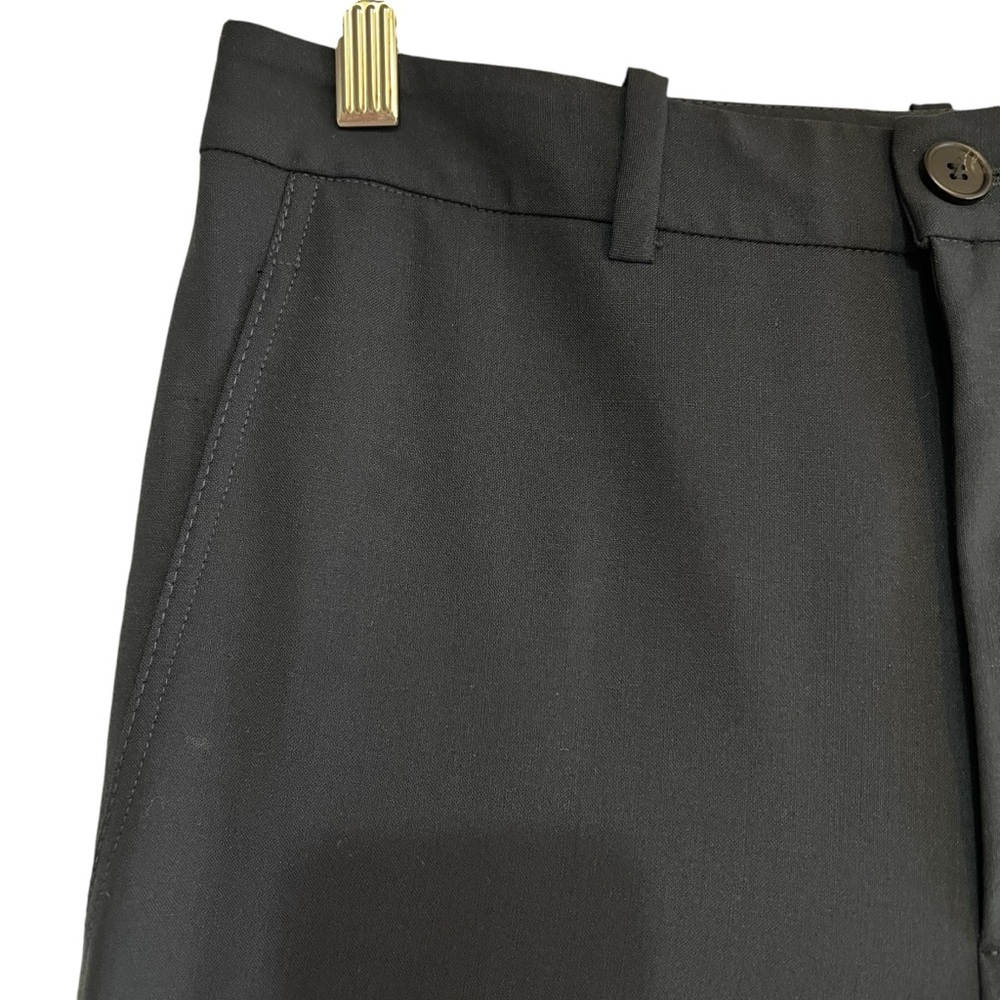 6397 wool cropped cuffed navy trousers size 4 excellent condition - Picture 4 of 15